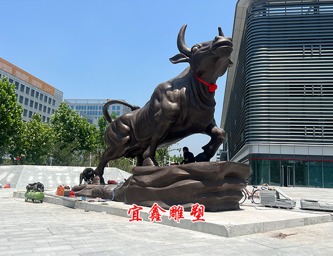 京東智慧城項目《銅牛雕塑》